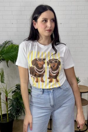 CAMISETA PERRO SALCHICHA COLLAR