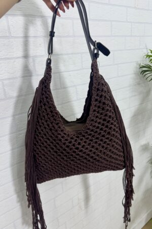 BOLSO FLECOS MARRON