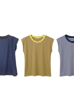 Camiseta Hombreras Rayas Finas