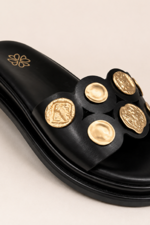 ZAPATOS MONEDAS NEGRO