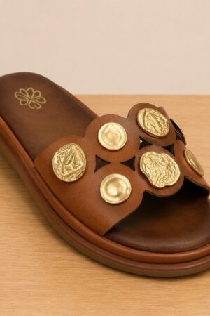ZAPATOS MONEDAS CAMEL