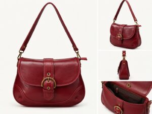 BOLSO HEBILLA BURDEOS