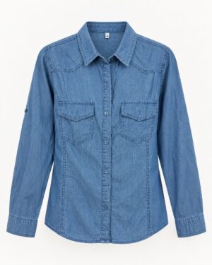 CAMISA VAQUERA CELESTE